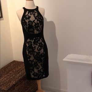 Dress nude under and lace over! My favorite style